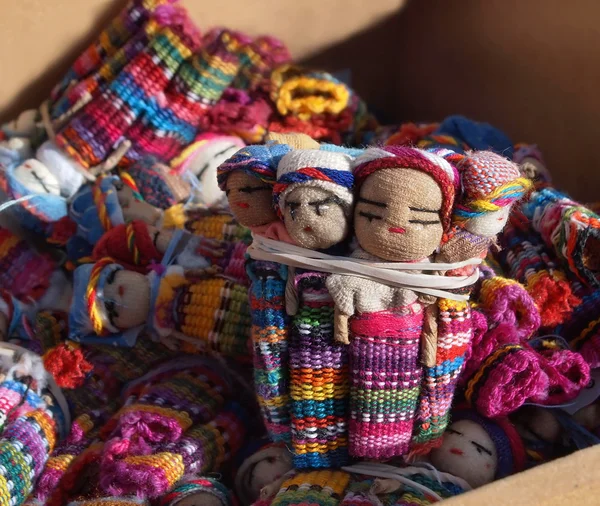Guatemalai aggódik babák Stock Kép