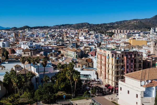 Veduta aerea di Malaga — Foto Stock