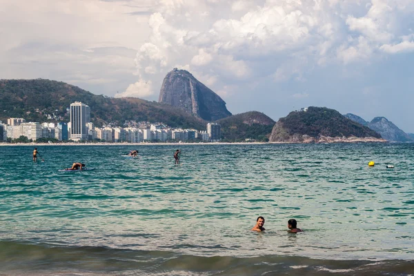 Beach Copacabana Rio de Janeiro — Stok fotoğraf