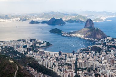 rio de Janeiro havadan görünümü