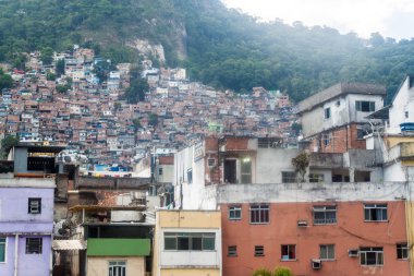 Favela Rocinha görünümünü