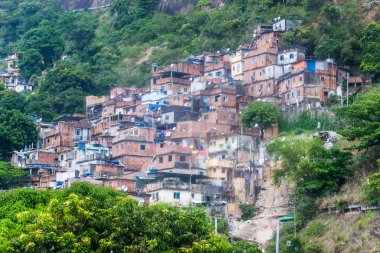 Favela Rocinha görünümünü