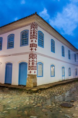 Eski sömürge kasaba Paraty, Brezilya