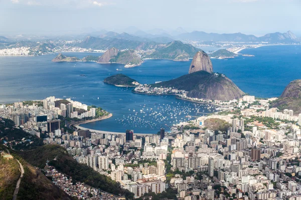 Letecký pohled na rio de janeiro — Stock fotografie