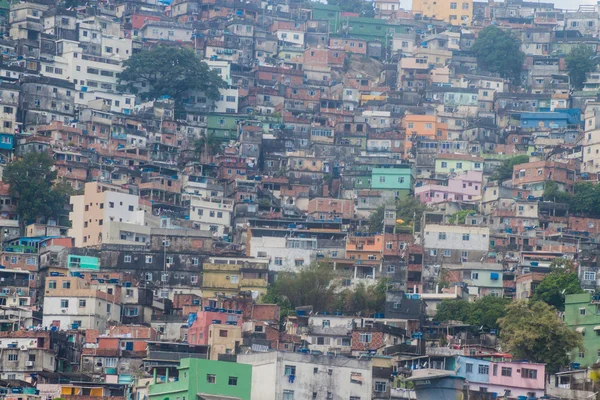 Vista de la favela Rocinha — Foto de Stock