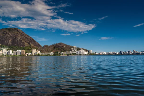 Laguny Rodrigo de Freitas w Rio de Janeiro — Zdjęcie stockowe