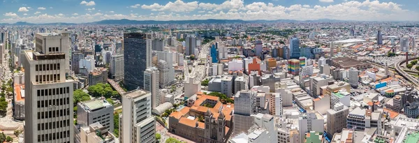 Panorama miasta Sao Paulo w Brazylii — Zdjęcie stockowe