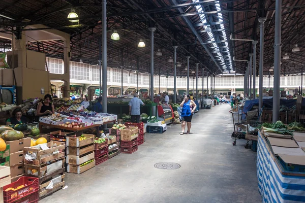 Trh Mercado Municipal v Sao Paulu — Stock fotografie