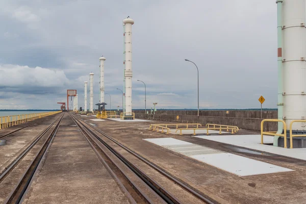 Itaipu dam on river Parana — Stock Photo, Image