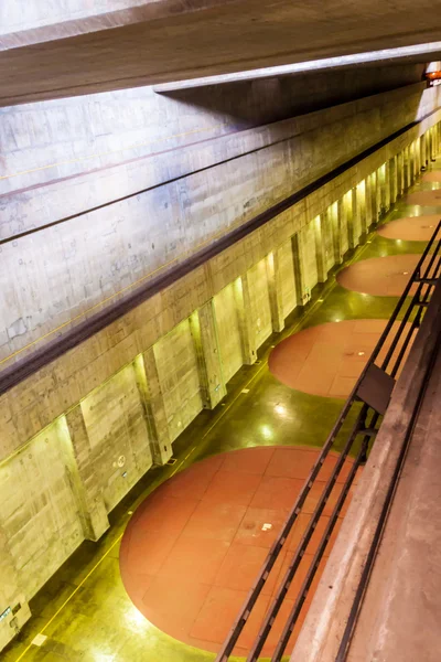 Sala del generatore della diga di Itaipu — Foto Stock