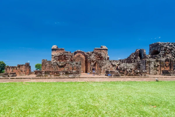 Die Ruinen der Jesuitenmission in Trinidad, Paraguay — Stockfoto