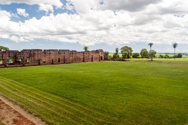 Jesuit mission ruinen jesus de tavarangue, paraguay — Stockfoto