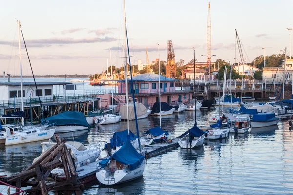 Yachts in a port of Corrientes, Argentina — Stock Photo, Image