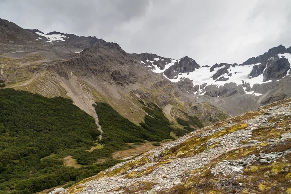 Martial mountain near Ushuaia — Stock Photo, Image