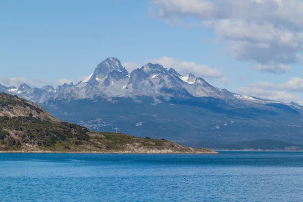 Lapataia bay w Park Narodowy Tierra del Fuego — Zdjęcie stockowe