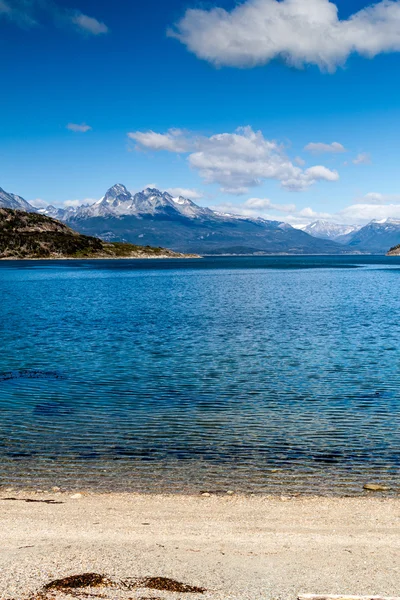 Lapataia bay v národní Park Tierra del Fuego — Stock fotografie