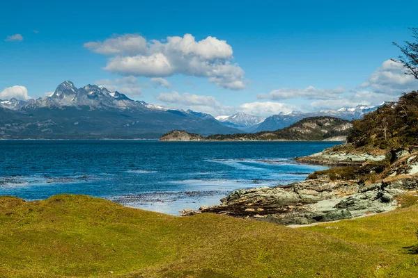 Bahía Lapataia en Parque Nacional Tierra del Fuego —  Fotos de Stock