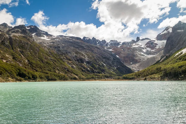 Laguna Esmeralda sull'isola di Tierra del Fuego — Foto Stock
