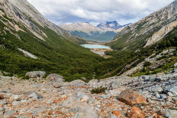 Údolí v Tierra del Fuego — Stock fotografie