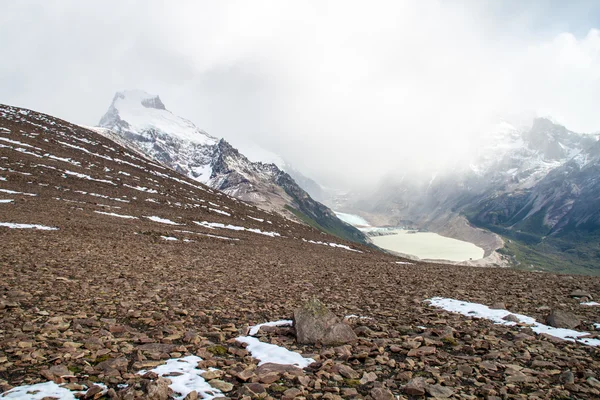 Berge im Nationalpark los glaciares — Stockfoto