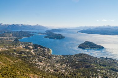 Nahuel Huapi Gölü yakınındaki Bariloche, Argentina