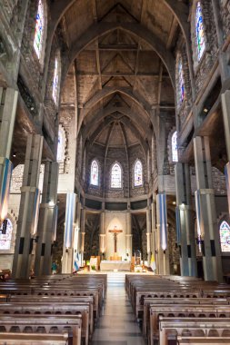 İç katedral Bariloche, Arjantin