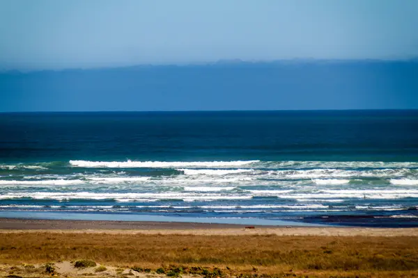 Ondas no Oceano Pacífico, Parque Nacional Chiloe — Fotografia de Stock