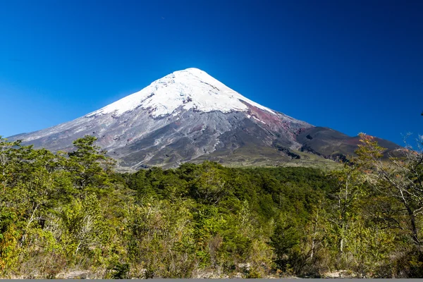 Θέα ηφαίστειο Osorno — Φωτογραφία Αρχείου