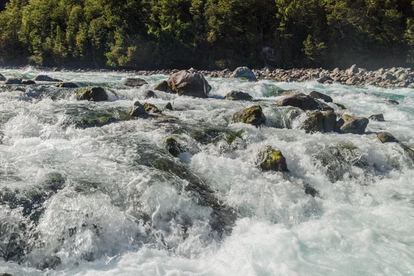 Rapids at Saltos del Petrohue waterfalls — Stock Photo, Image