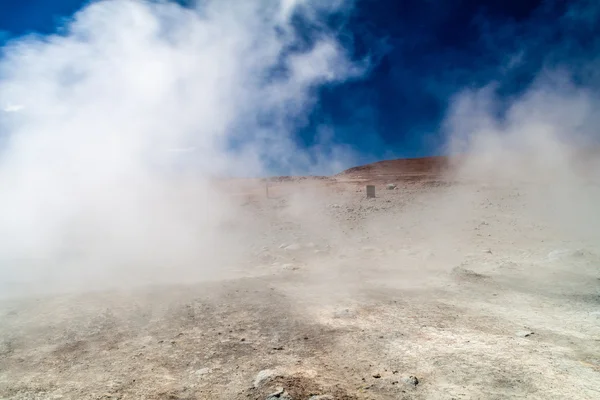 Sol de Manana geyser field — Stock Photo, Image