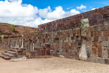Ruins of Tiwanaku, Bolivia clipart