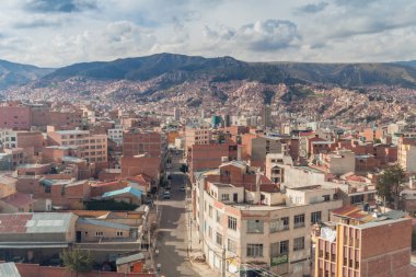 La Paz, havadan görünümü