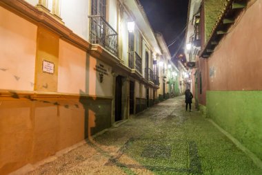 Jaen sokak içinde bir tarihi merkezi, La Paz