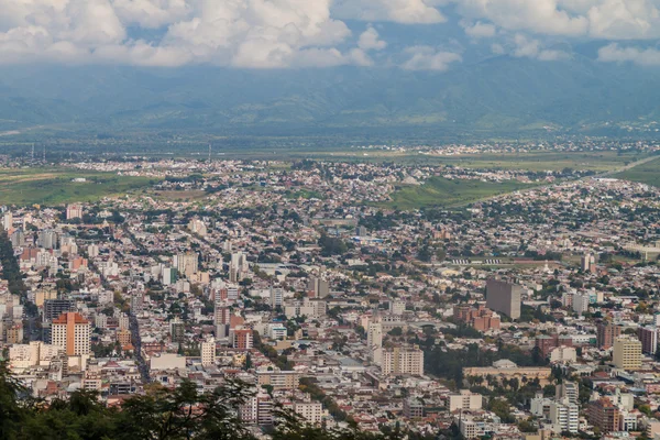 Widok z lotu ptaka miasta Salta — Zdjęcie stockowe