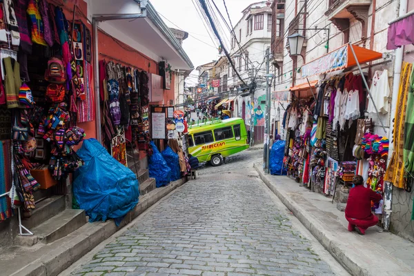 Pequeño callejón en el centro de La Paz —  Fotos de Stock