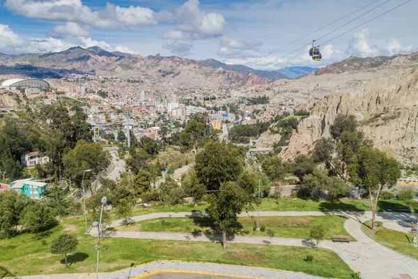 Tortuosa autostrada a La Paz — Foto Stock