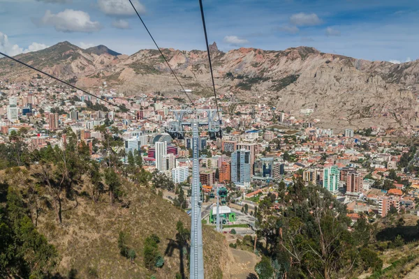 Flygfoto över La Paz — Stockfoto