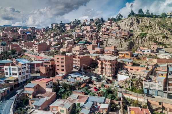 Veduta aerea di La Paz — Foto Stock