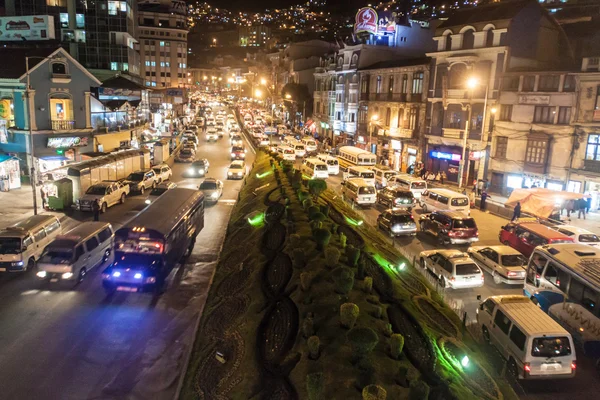 Avenida Ismael Montes in La Paz — Stockfoto