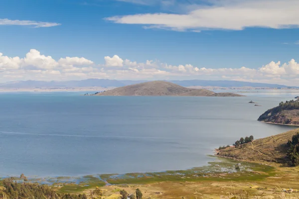 Huynaymarka meer in Bolivia — Stockfoto