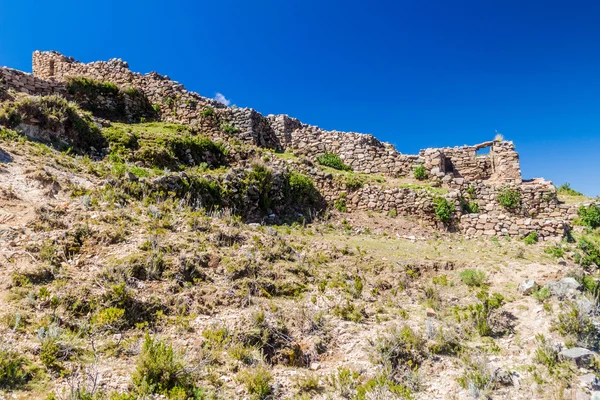 Chincana ruins at Isla del Sol — Stock Photo, Image