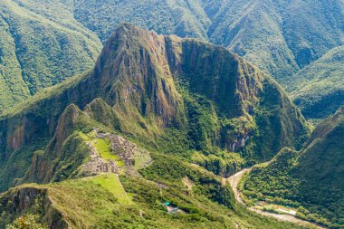 Machu Picchu 'nun hava görüntüsü