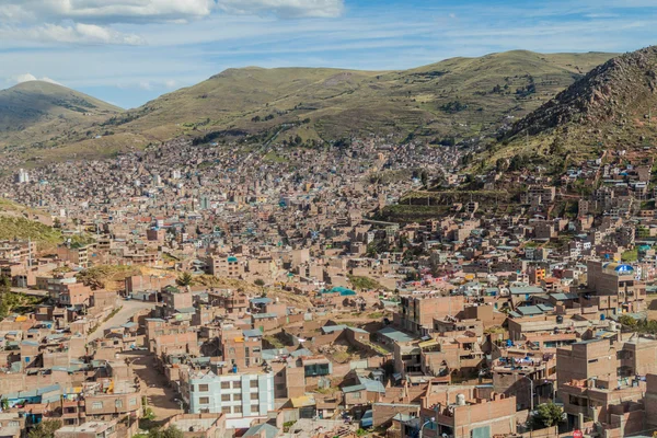 Vista aérea de Puno — Foto de Stock