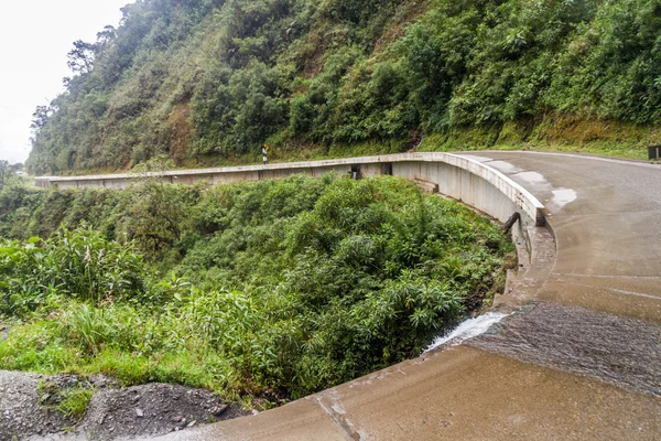 Horská silnice v Peru — Stock fotografie