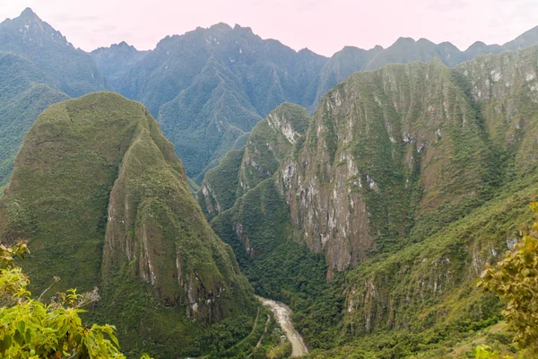 Urubamba valle vicino a Machu Picchu — Foto Stock