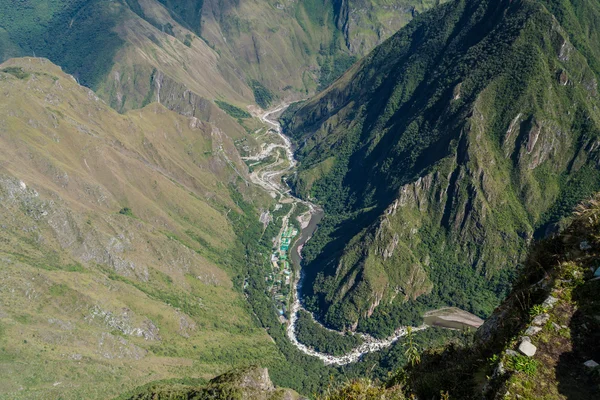 Vista aérea del valle de Urubamba — Foto de Stock