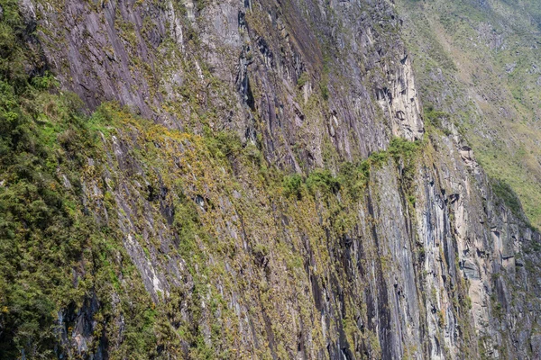 Sentier inca sculpté dans un mur de pierre — Photo