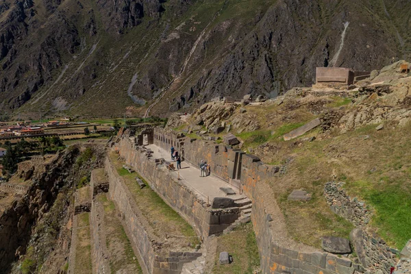 Inca romok Ollantaytambo — Stock Fotó