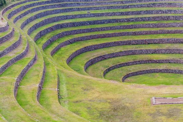 Round agricultural terraces Moray — Stock Photo, Image