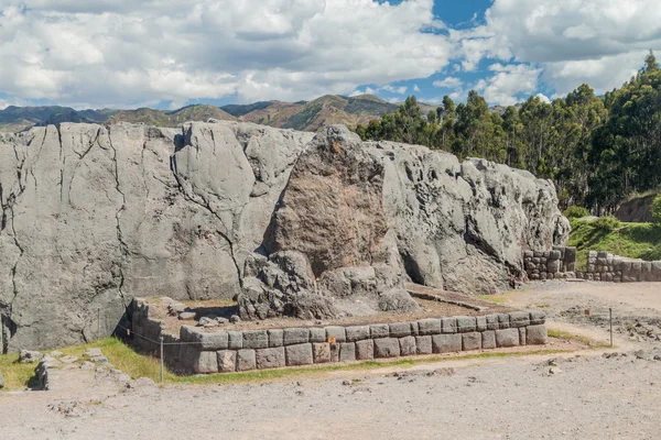 Руины инков Квенко возле Куско — стоковое фото